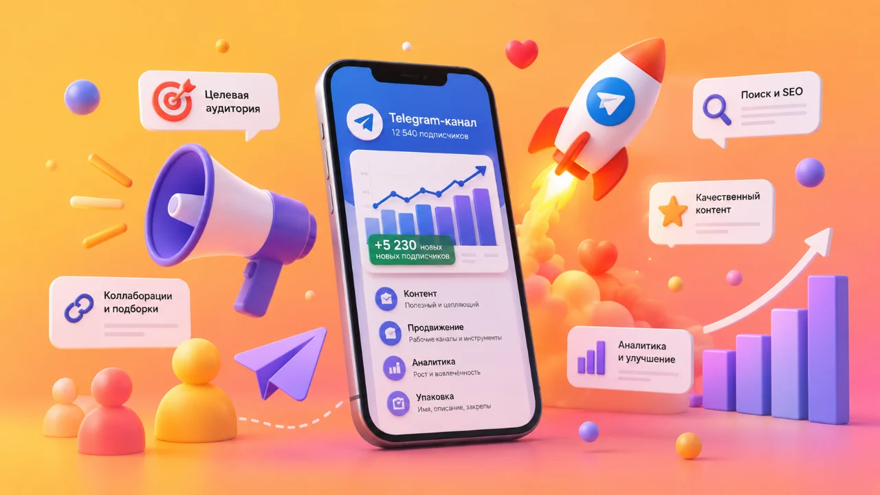 Как раскрутить Telegram-канал в 2026: рабочие способы продвижения